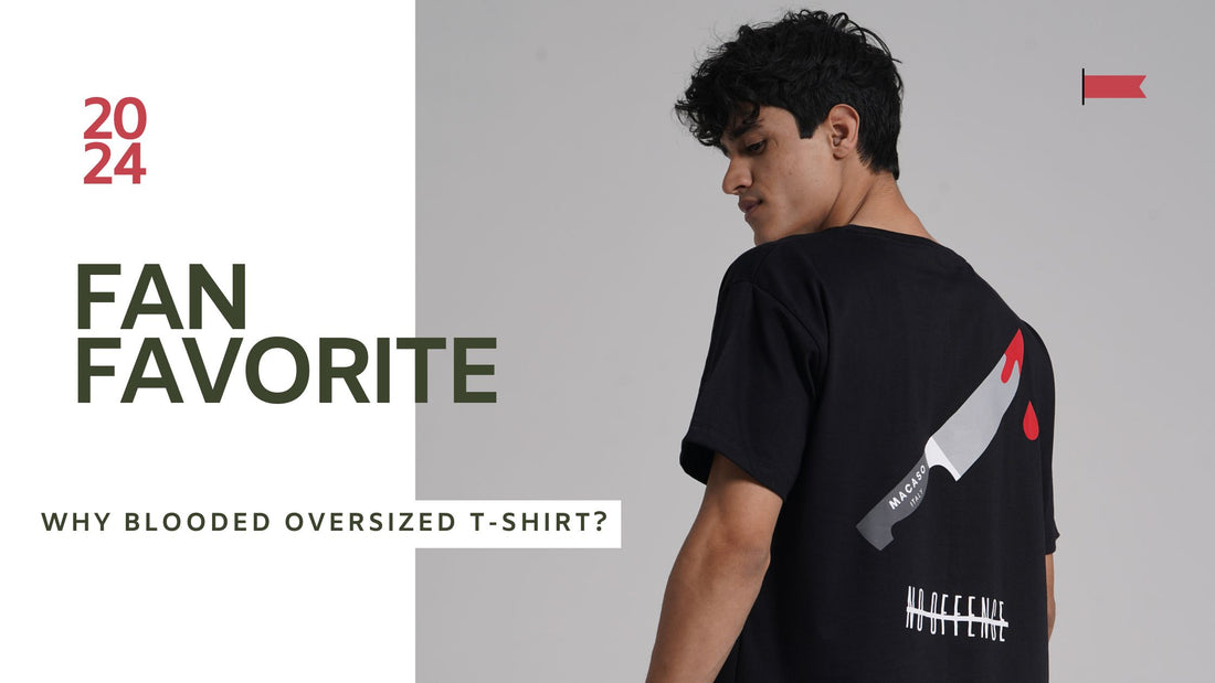 Why Macaso Italy's Blooded Oversized T-Shirt is a Fan Favorite