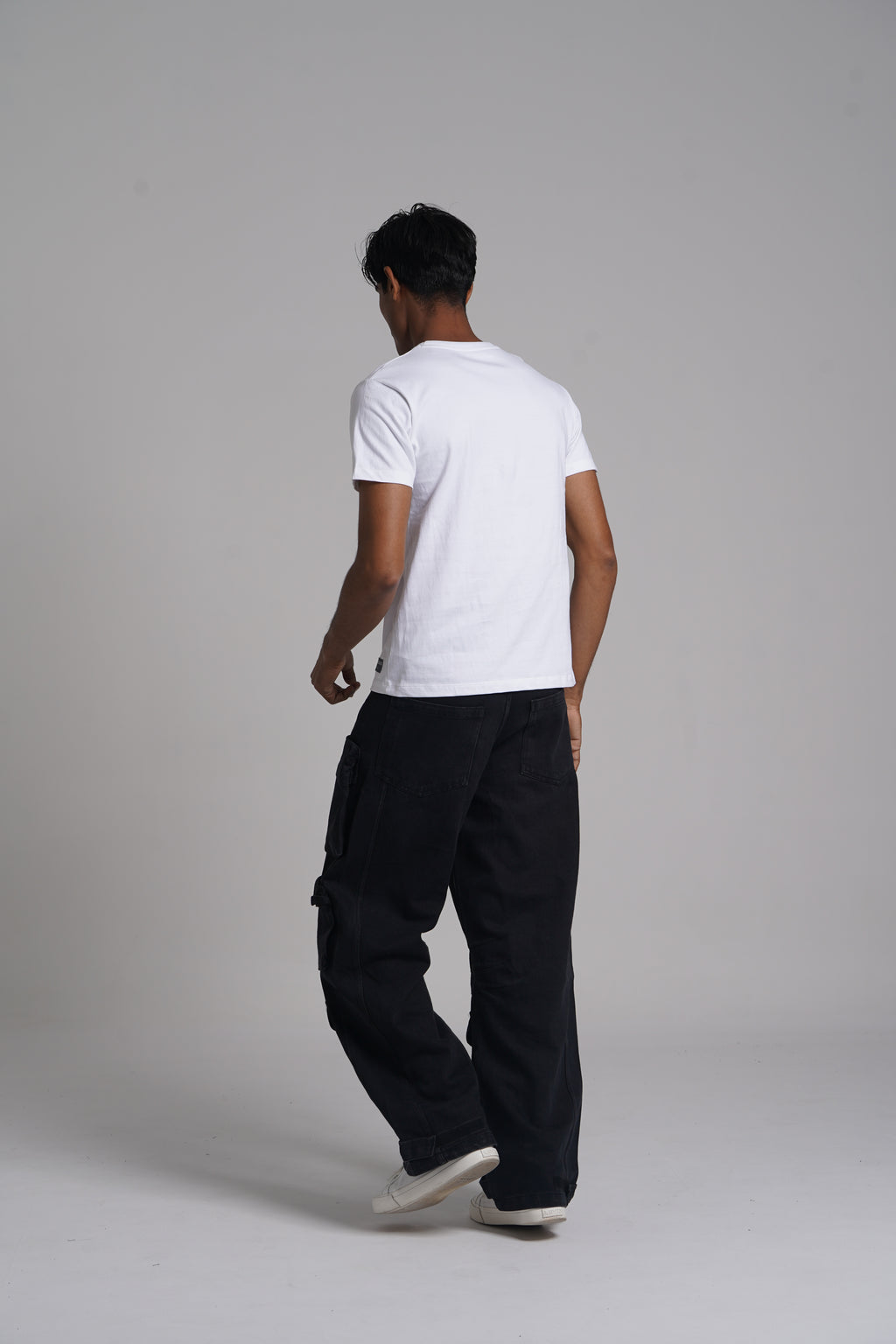 Brand Print Crew Neck T-shirt