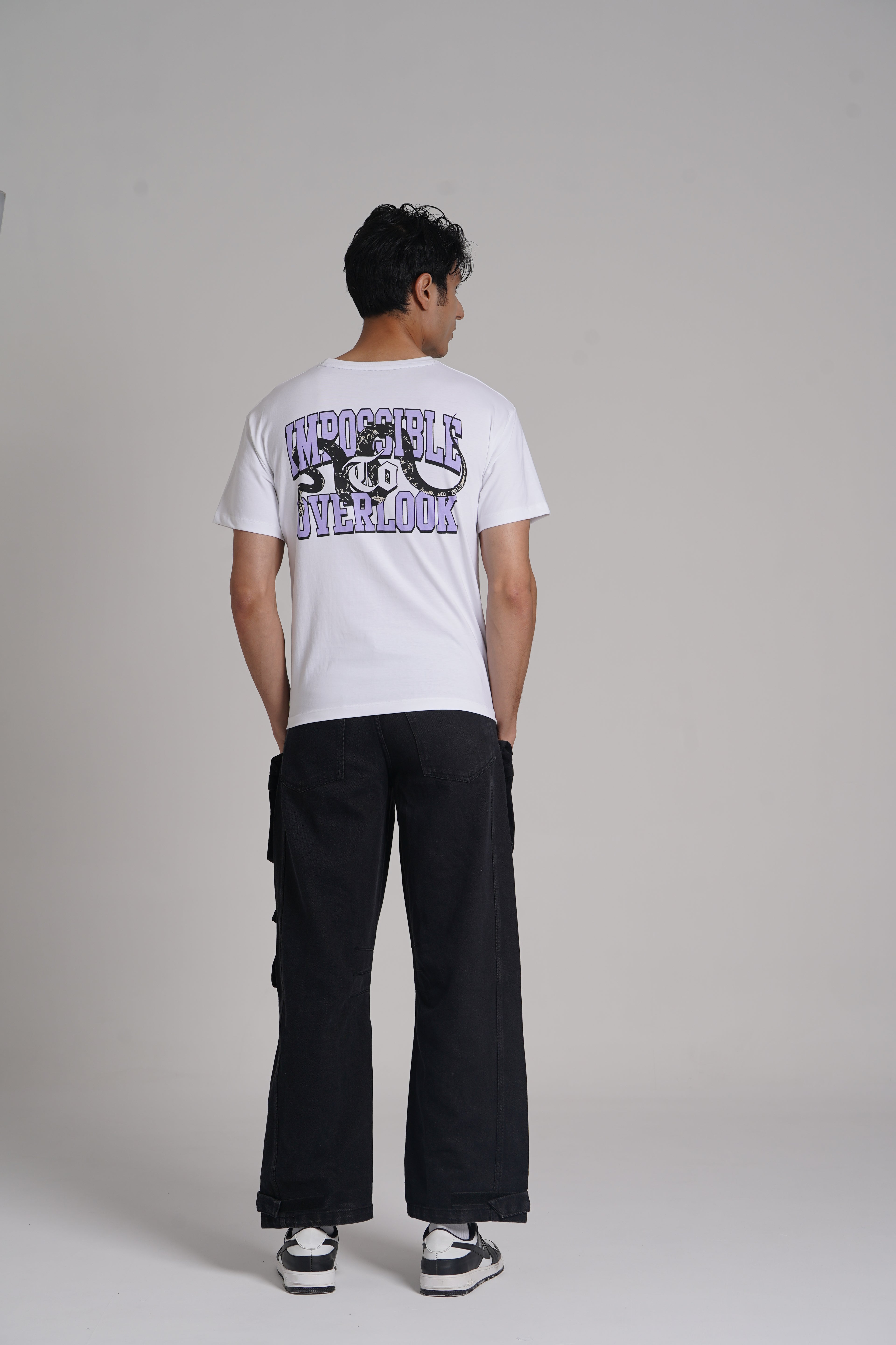 Snake Print Oversized Fit T-shirt