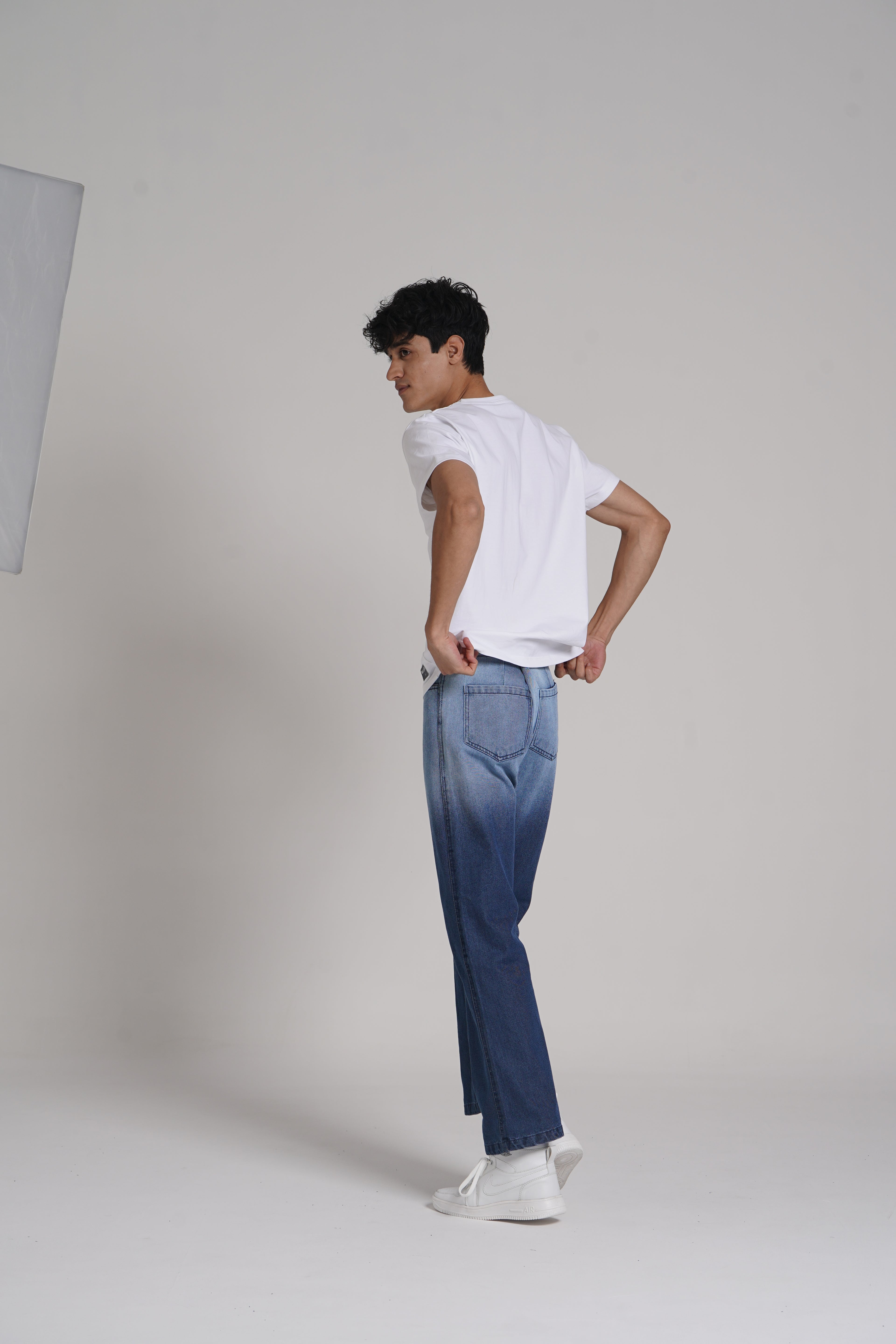 Brand Print Crew Neck T-shirt