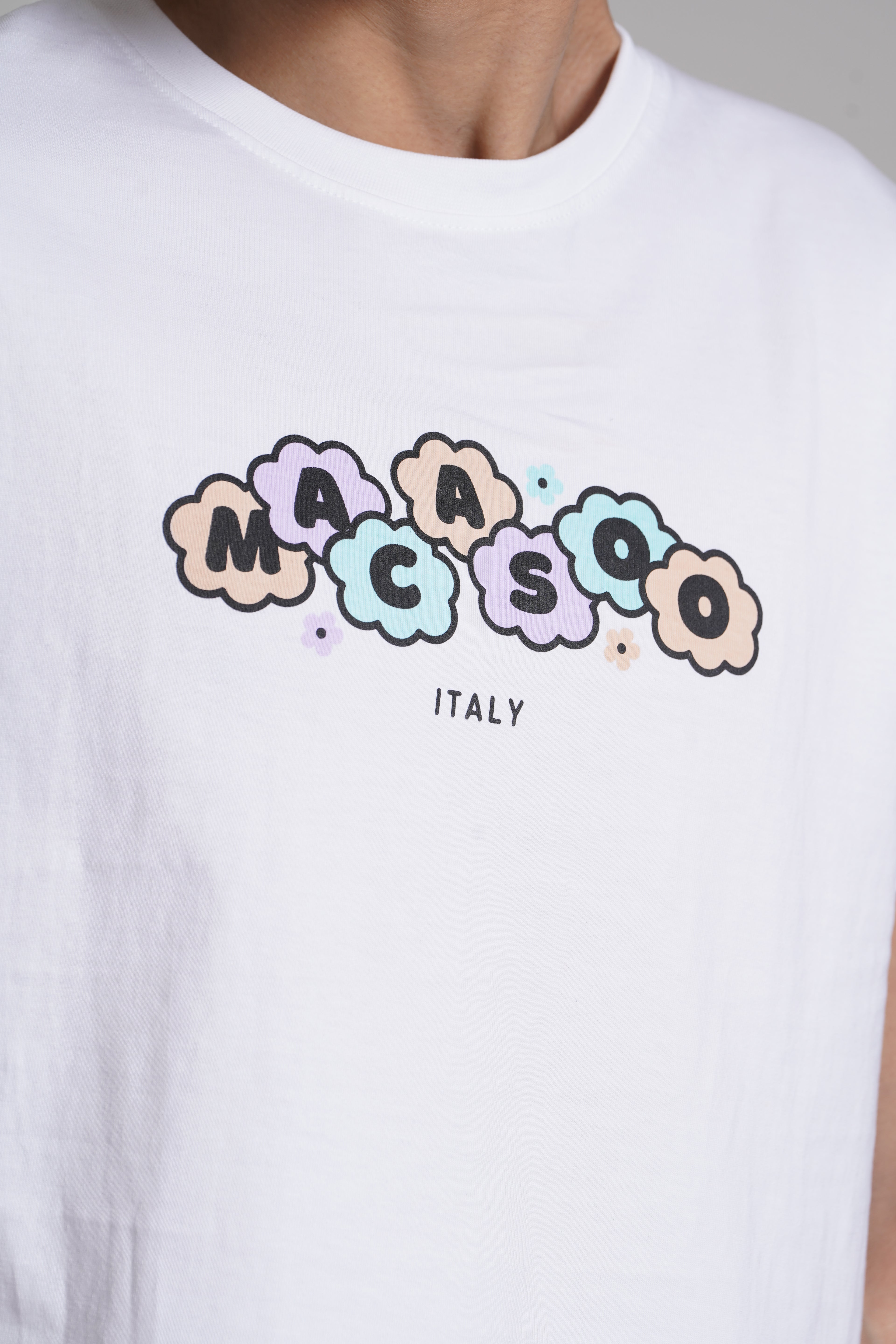 Brand Print Crew Neck T-shirt