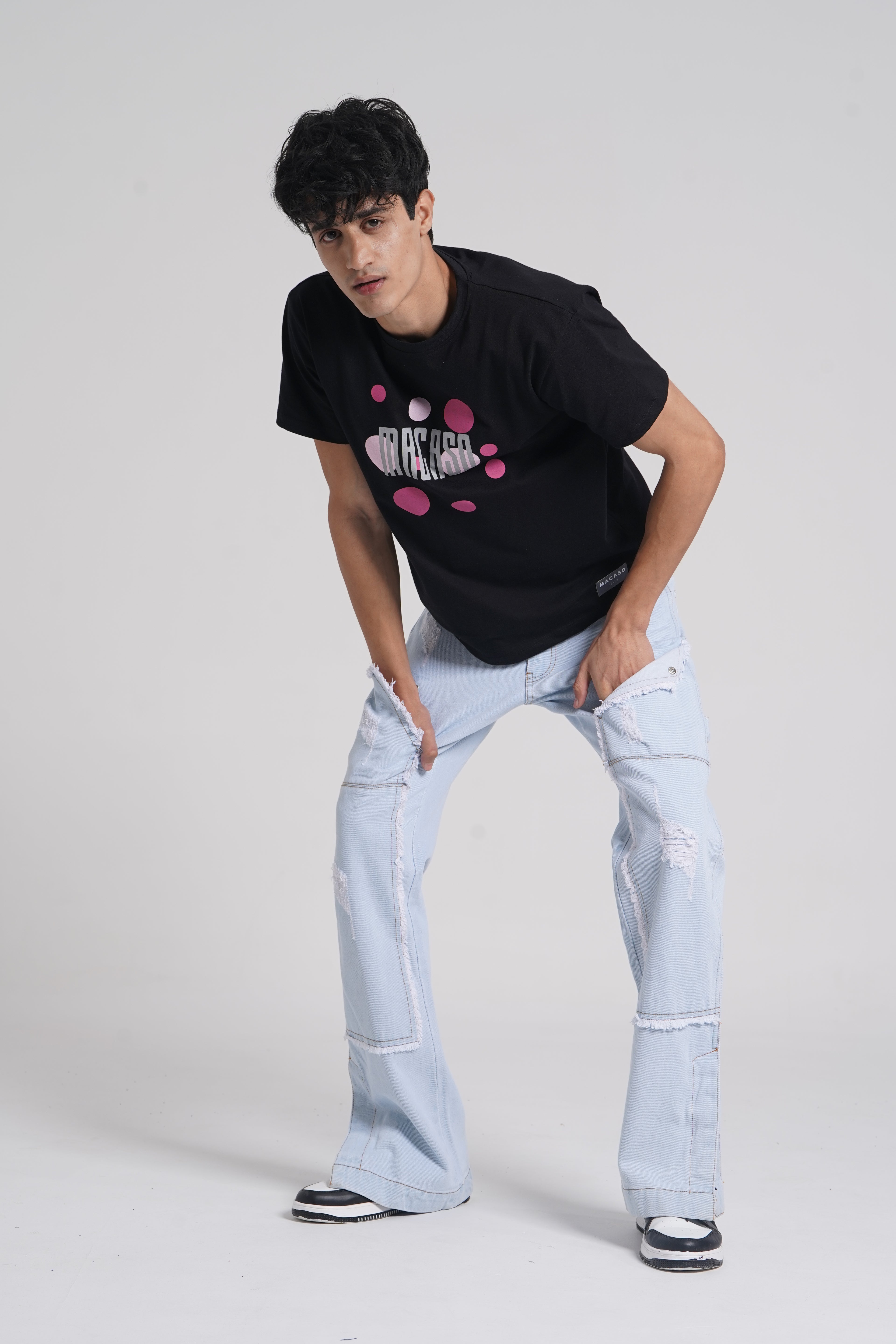 Polka Dot Print T-shirt