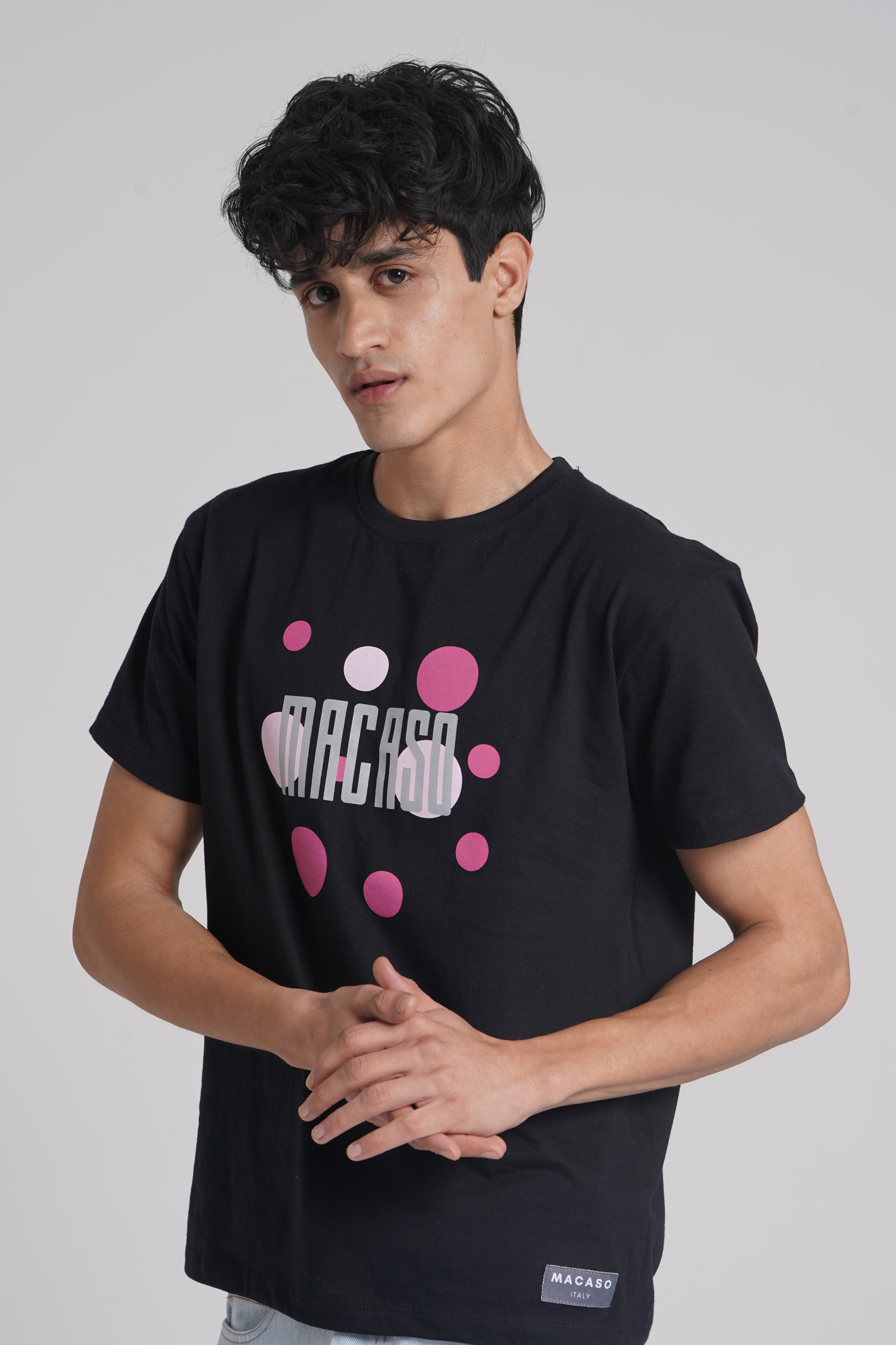 Polka Dot Print T-shirt
